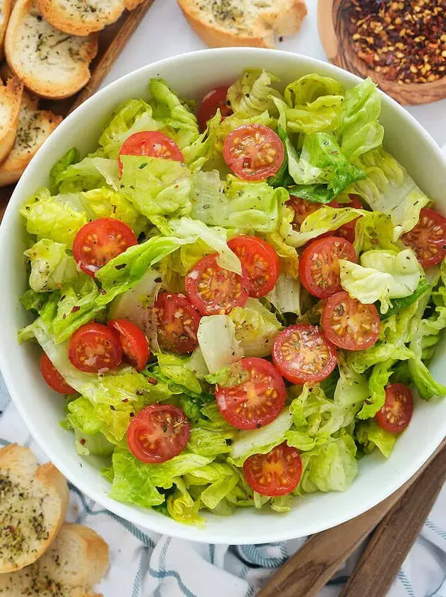 Lettuce Salad with Italian Dressing