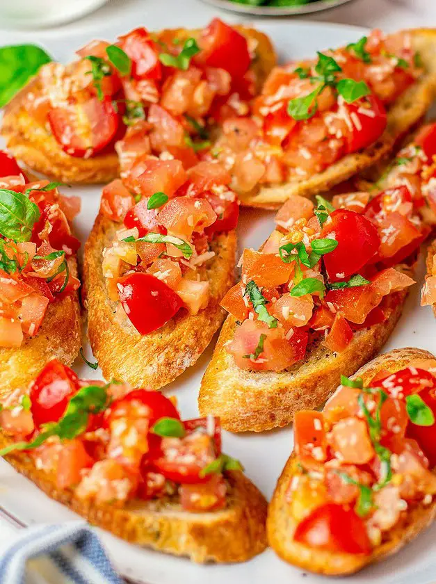 Bruschetta with Garlic Crostini