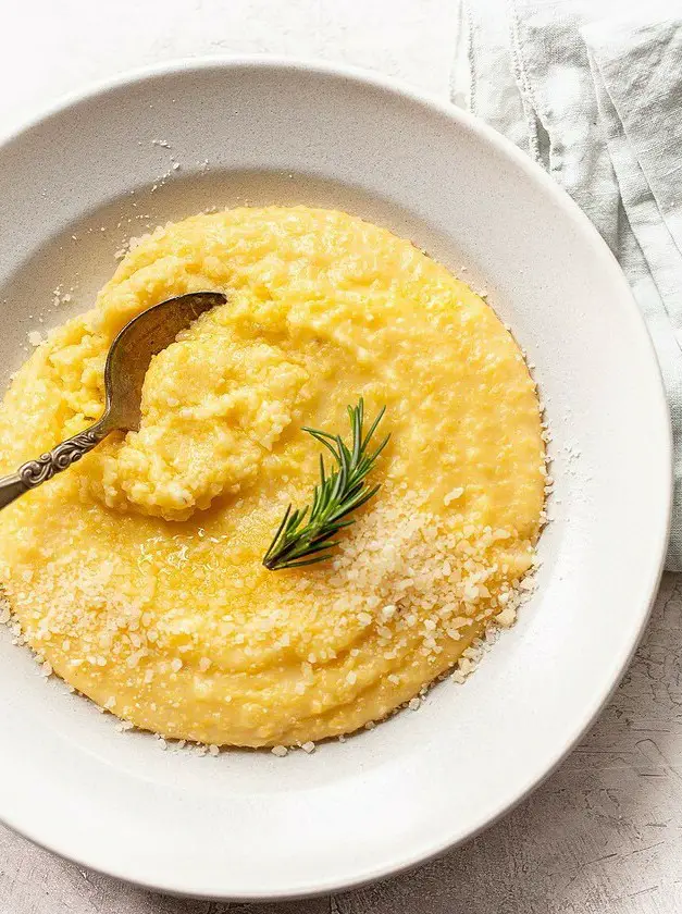 Creamy Polenta with Parmesan Cheese