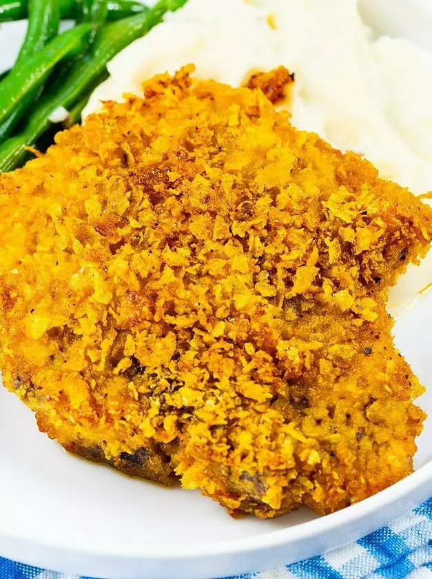 Cornflake Crusted Baked Pork Chops