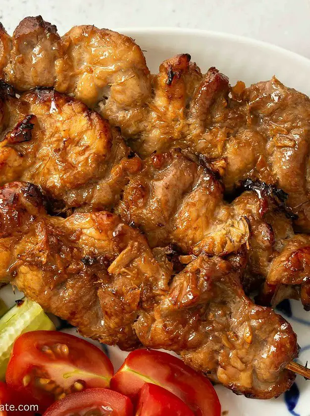 Ginger Pork Skewers