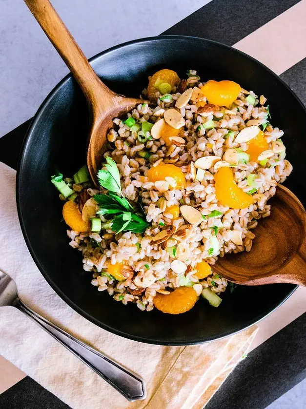 Farro and Orange Salad