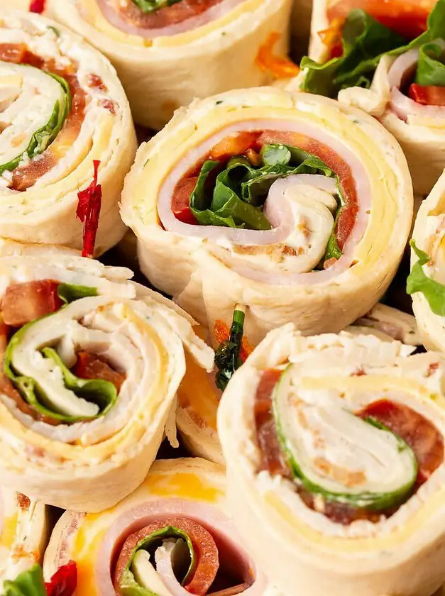 Club-Style Pinwheel Sandwiches