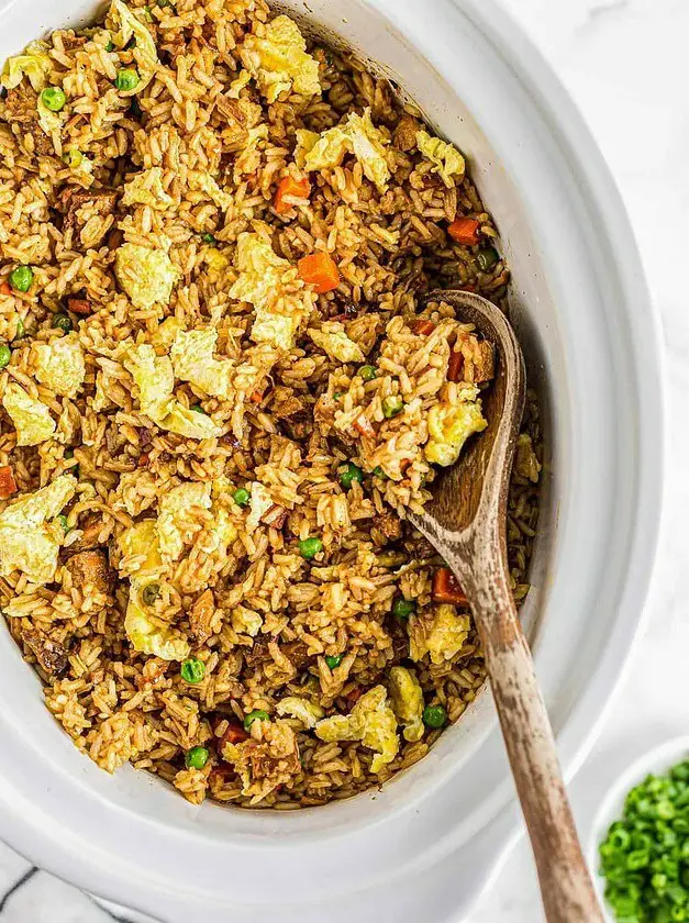 Crockpot Chicken Fried Rice