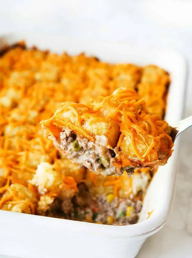 Minnesota Tater Tot Hotdish