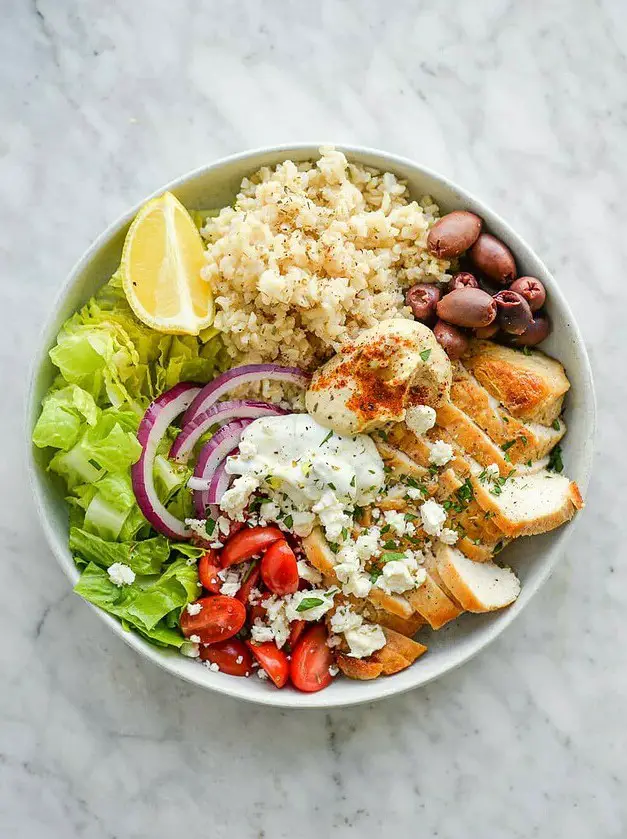 Greek Chicken Grain Bowl