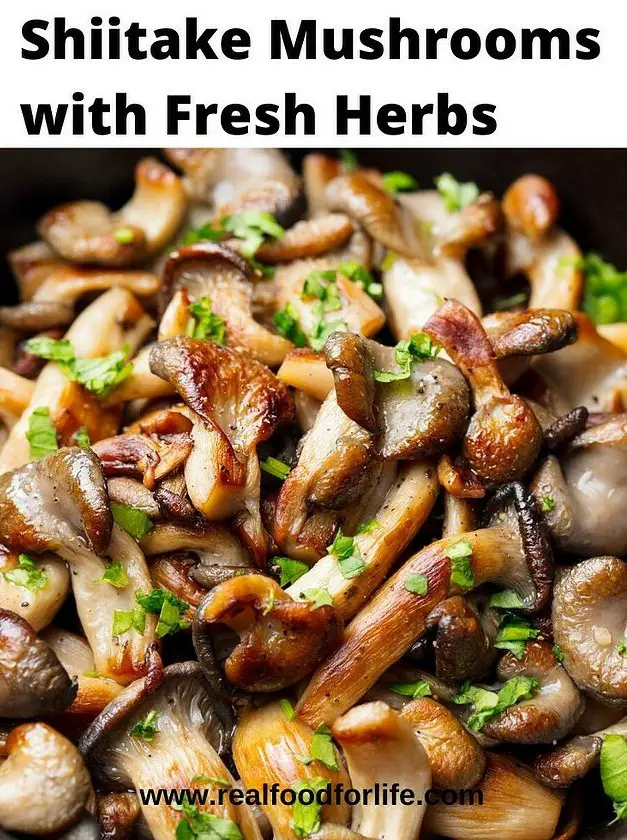 Sauteed Shiitake Mushrooms with Fresh Herbs