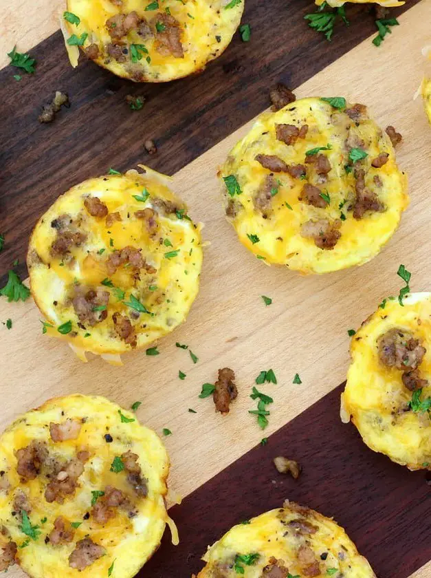 Mini Sausage Egg Muffins