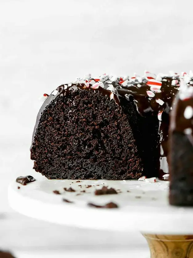 Chocolate Peppermint Bundt Cake