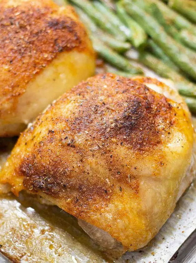 Sheet Pan Chicken and Green Beans