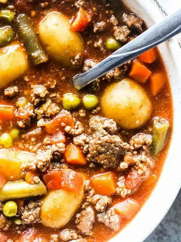 Hearty Crockpot Cowboy Stew