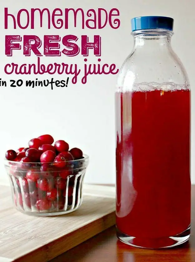 Fresh Cranberry Juice