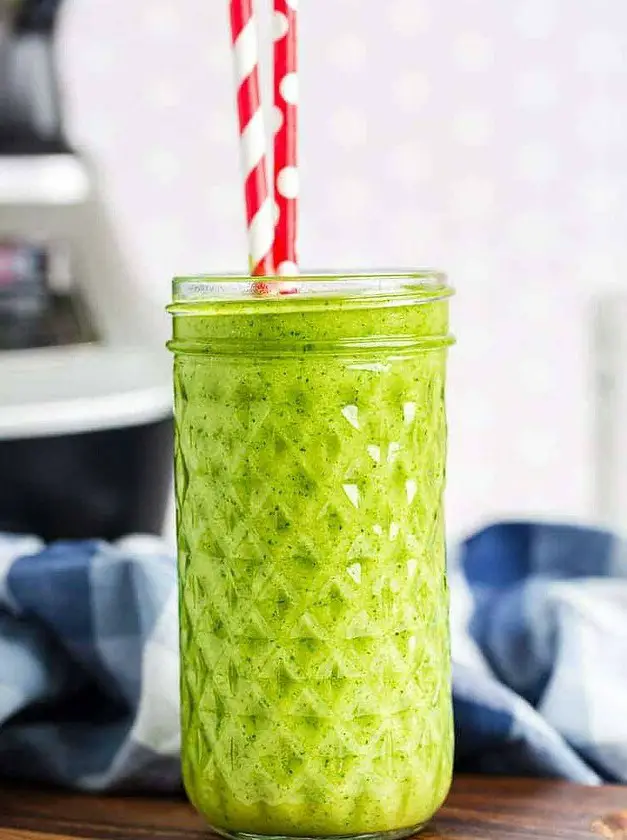 Vanilla Ice Cream Keto Green Smoothie