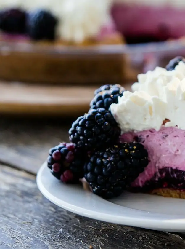 Blackberry Icebox Pie