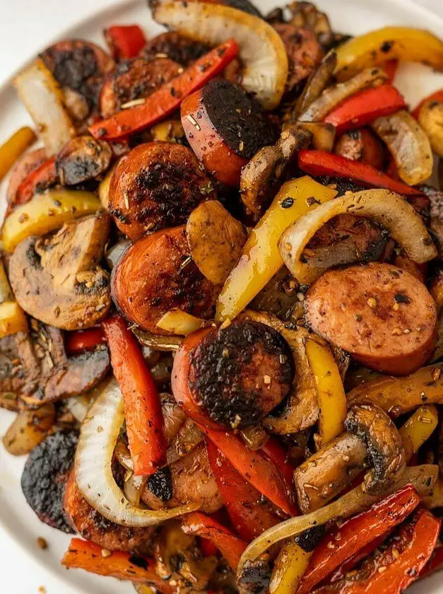 Blackstone Sausage and Peppers