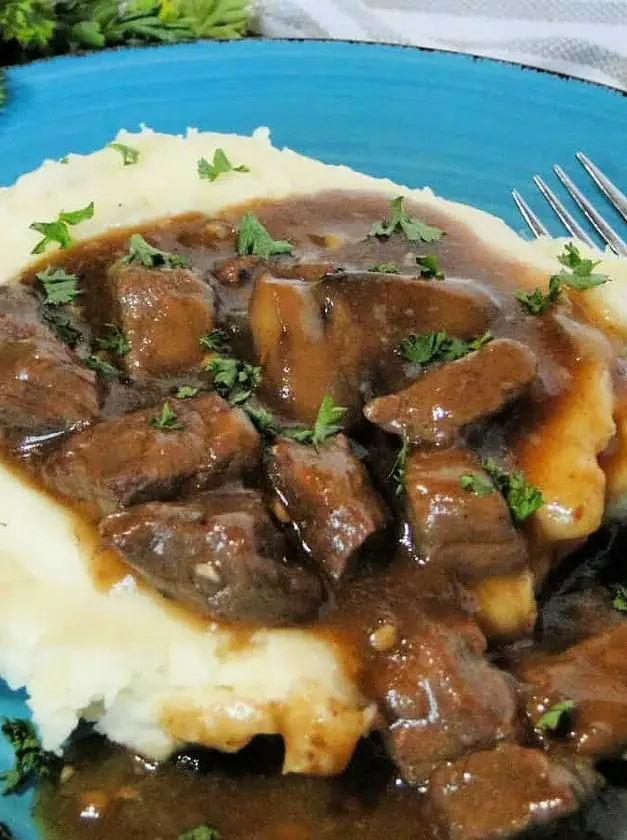 Instant Pot Beef Tips and Gravy