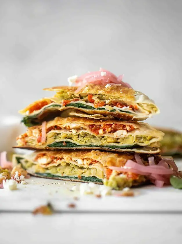 Smashed Chickpea Tortilla Wrap