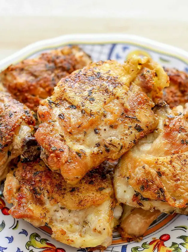 Pan Fried Italian Chicken Thighs