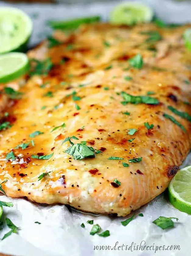 Sweet Cilantro Lime Salmon