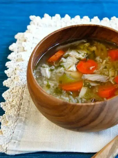 Rotisserie Chicken Rice Soup