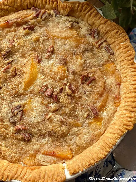 Pecan Peach Pie