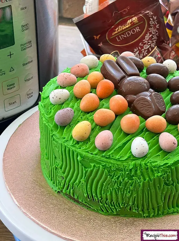 Instant Pot Chocolate Easter Cake