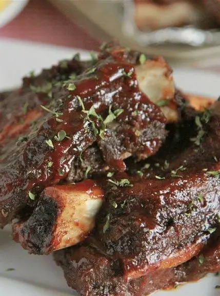 Oven Baked BBQ Beef Ribs