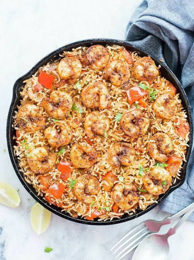 Cajun Shrimp and Rice Skillet