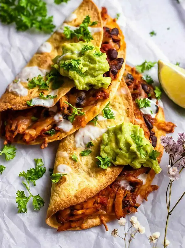 Baked Shredded Chicken Tacos