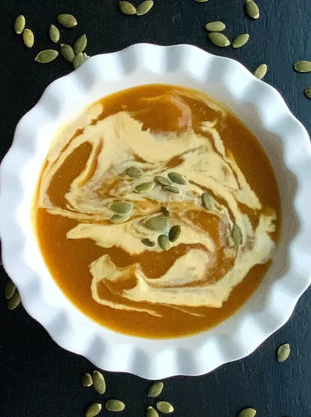 Lazy Slow Cooker Pumpkin Soup