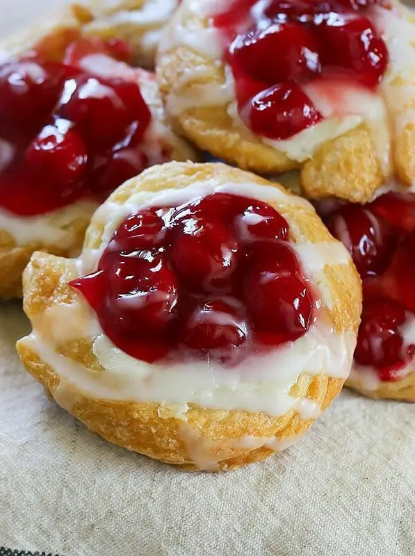 Easy Cherry Cream Cheese Danish