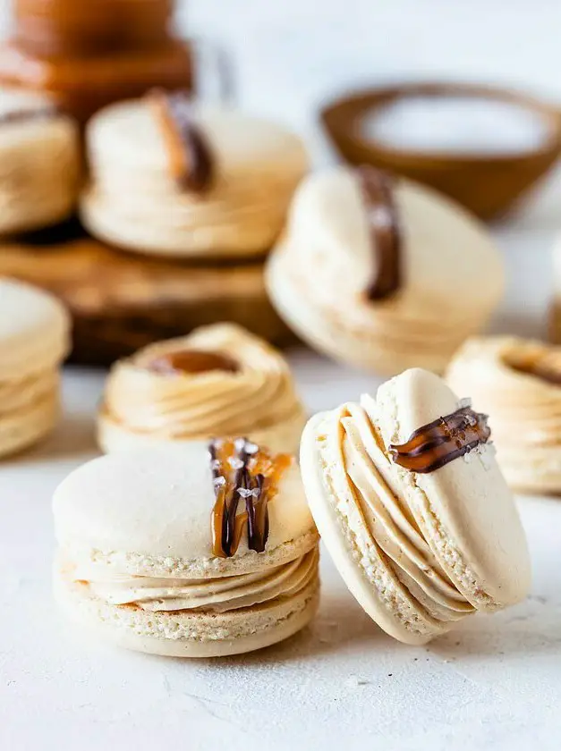 Salted Caramel Macarons