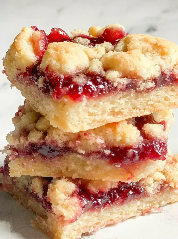 Fabulous Five Ingredient Raspberry Bars