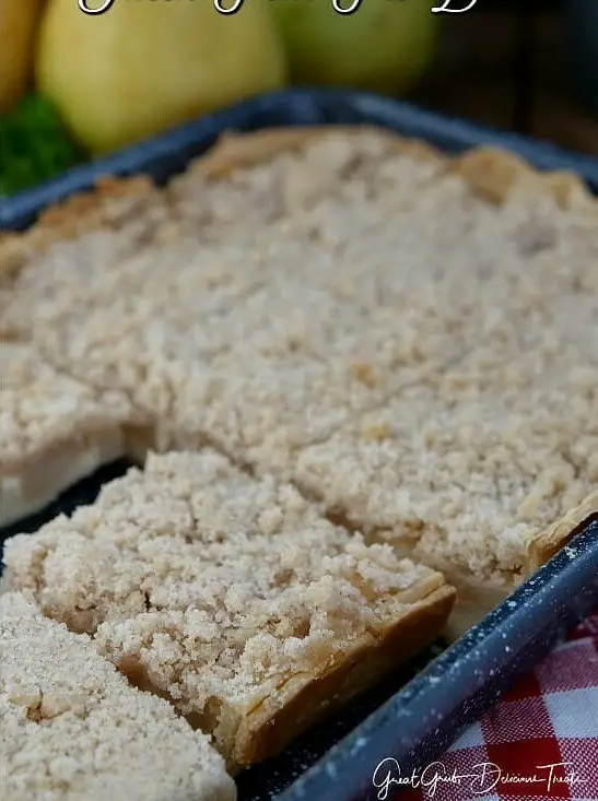 Fresh Pear Pie Bars