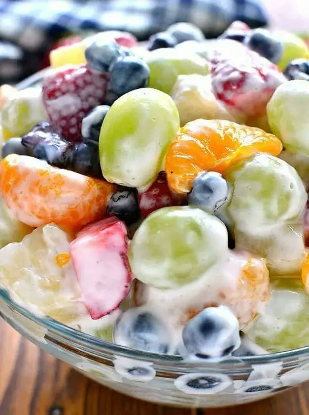 Skinny Ambrosia Fruit Salad