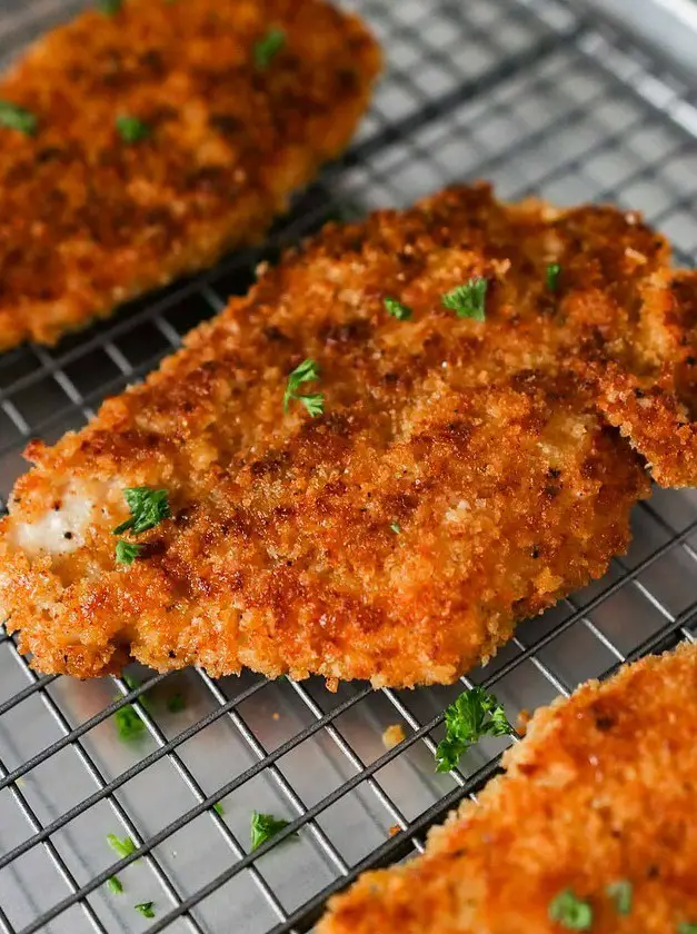 Crispy Panko Crusted Chicken Breasts