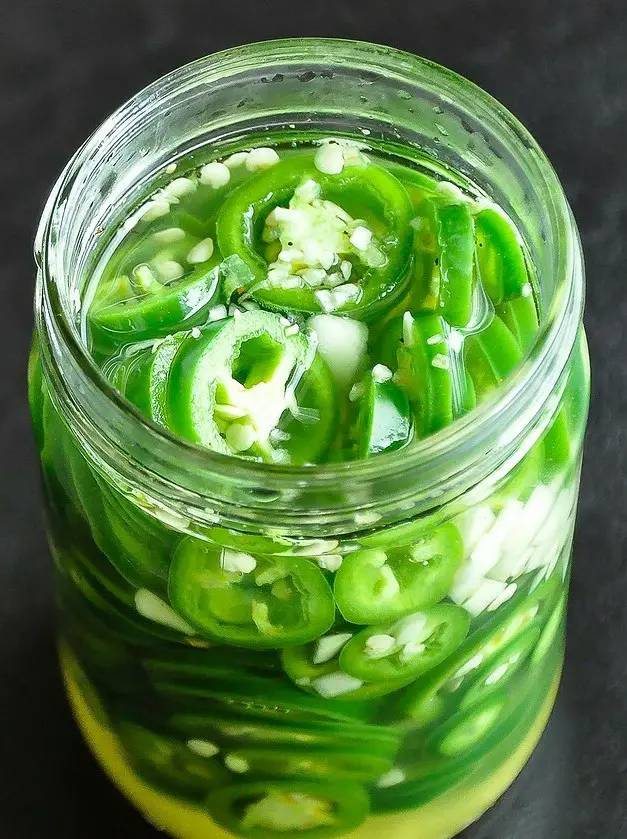 Curry Fridge Pickled Jalapeños