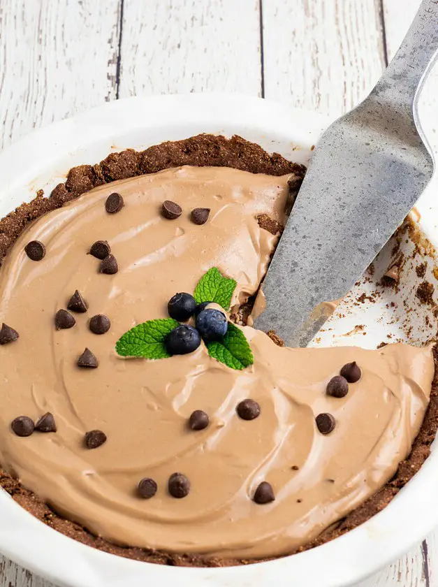 No-Bake Chocolate Vegan Pie