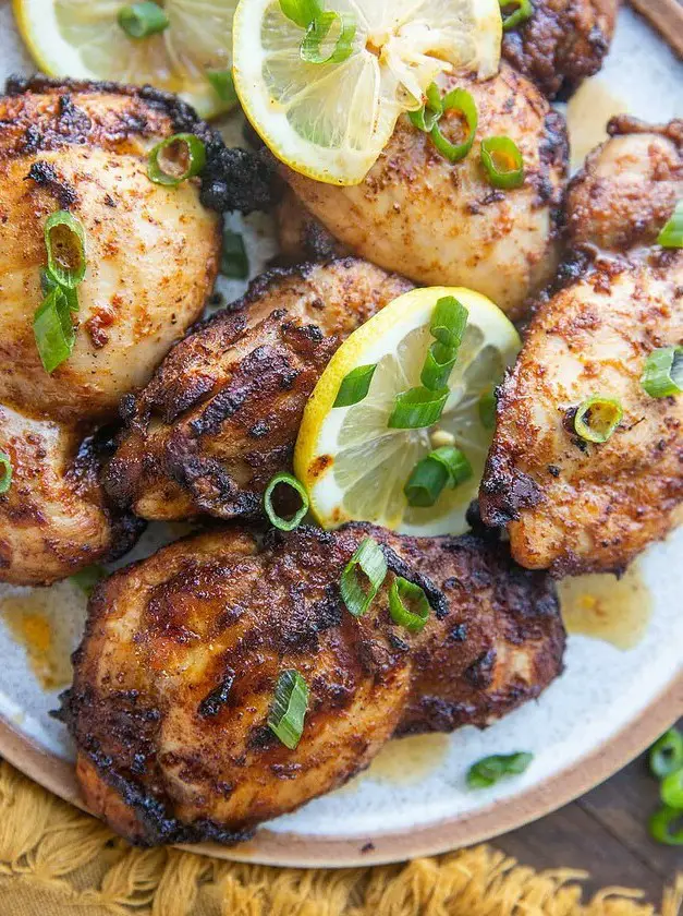 Crispy Mediterranean Air Fryer Chicken Thighs