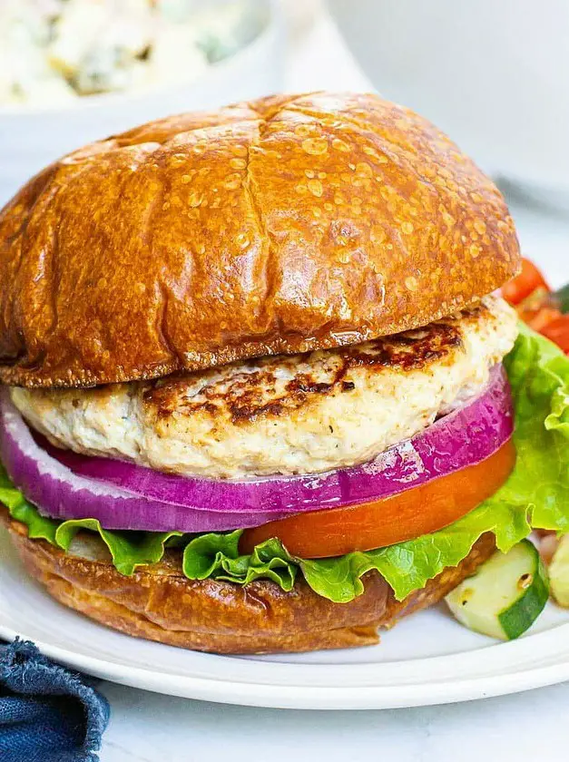 Ground Chicken Burgers