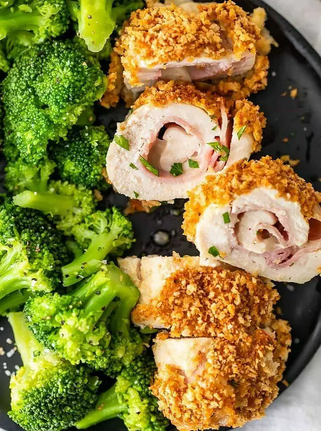 Baked Chicken Cordon Bleu