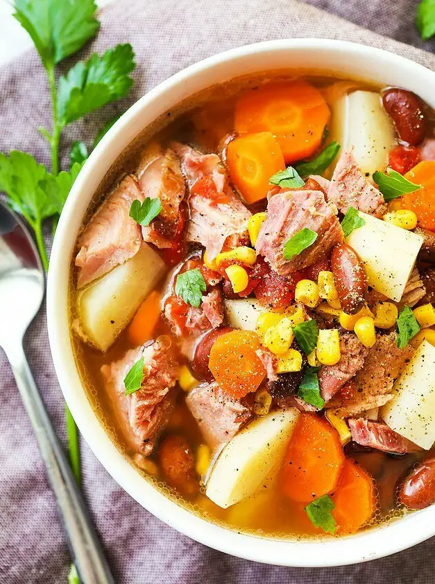 Ham Bone and Bean Soup