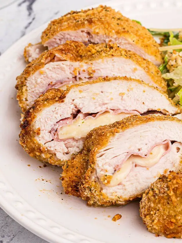 Air Fryer Chicken Cordon Bleu