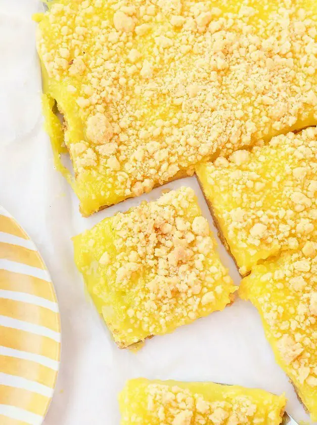 Lemon Cake Mix Bars