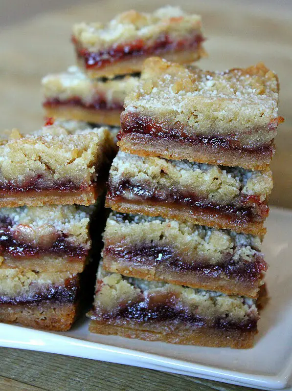 Raspberry Shortbread Bars