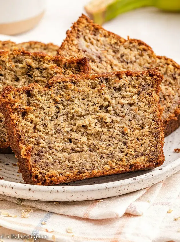 Oat Flour Banana Bread