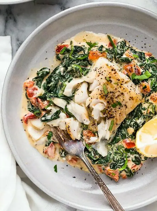 Fish Florentine