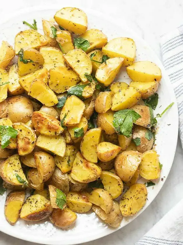 Butter Roasted Baby Gold Potatoes