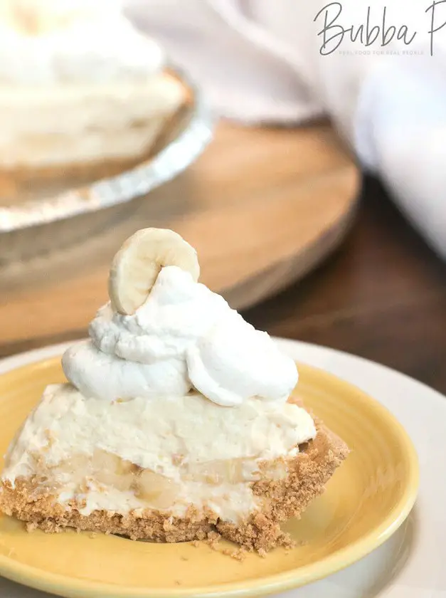 No Bake Banana Cream Pie