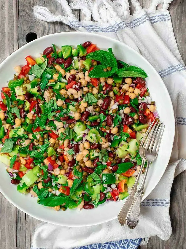 Mediterranean Bean Salad